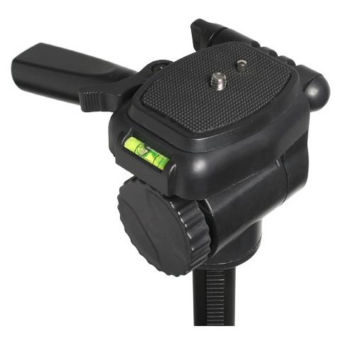 INLINE Cavalletto Treppiede per Fotocamere e Videocamere Digitali Altezza Max 8.55 cm cm Nero 48015B